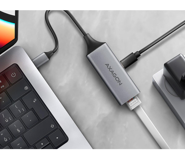 Axagon ADE-TXPD USB-C gigabit ethernet adapter z PD 100W - 1485410 - zdjęcie 3